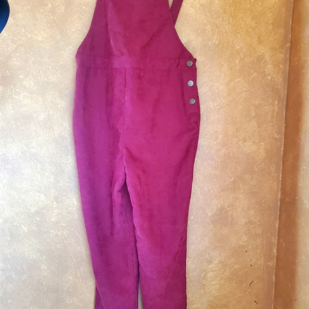 Overall  burgundy  corduroy size 2